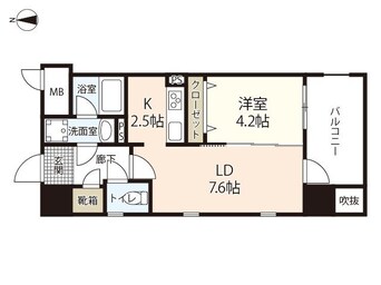 間取図 セントラルアヴェニュー下石井