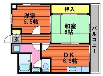 間取図 ラフォーレ弐番館