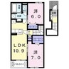 シンフォニーⅢ 2LDKの間取り