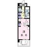 Ｍｏｄｅ　Ｅｉｇｈｔ　Ⅰ 1Kの間取り