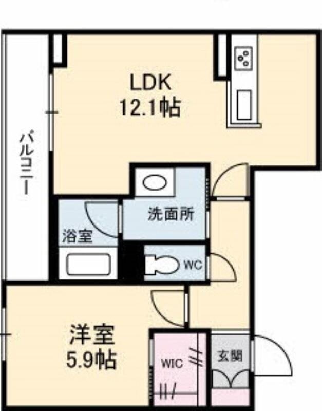 間取り図 ベレオ北方