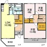 グレイスホーム　Ａ棟 3LDKの間取り
