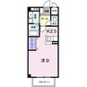 フラン・カーサ 1Rの間取り