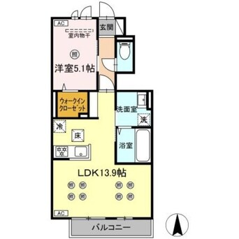 間取図 フェリスコートⅡ