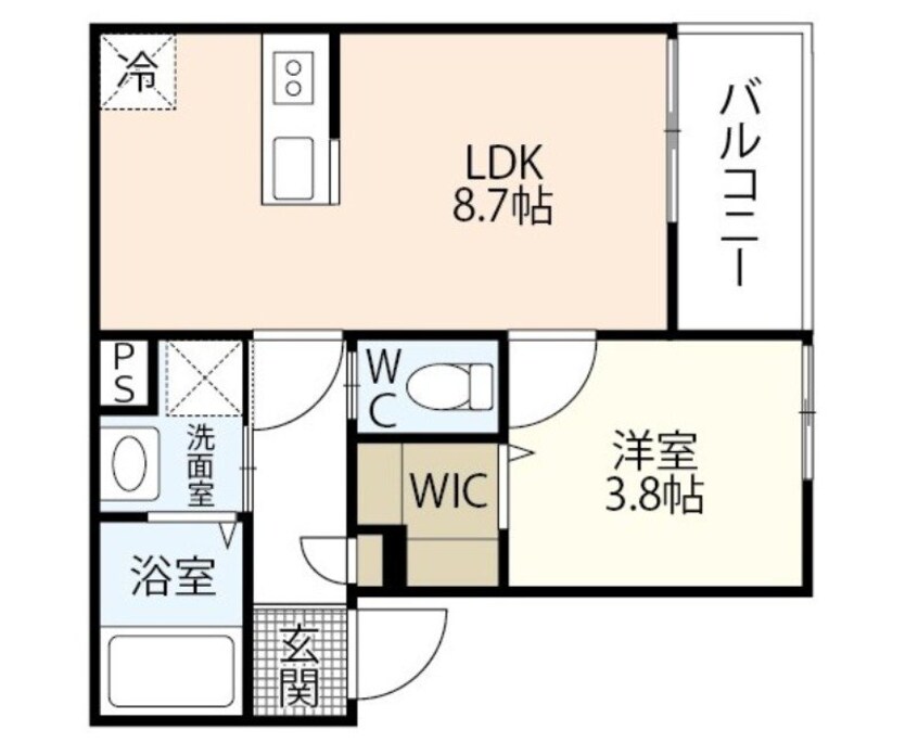 間取図 REGALE 船頭町