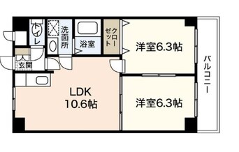 間取図 サニーヒルズ大福