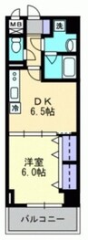 ハアラン表町 1DKの間取り