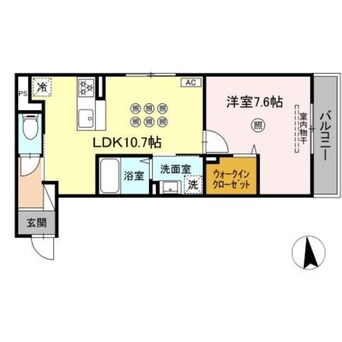 間取図 モン　サン　ブルー