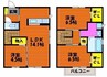 カーサ　ロッソ 3LDKの間取り