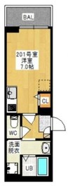 REGALEST 津島笹が瀬 1Rの間取り