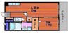 フィネス長瀬 1LDKの間取り