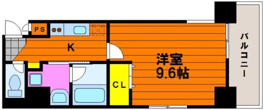 間取図 ESCAZA桑田町