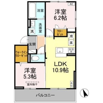 間取図 Tiare Manbai