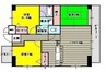 グランメール弓之町 3LDKの間取り