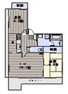 メゾン表町 2LDKの間取り