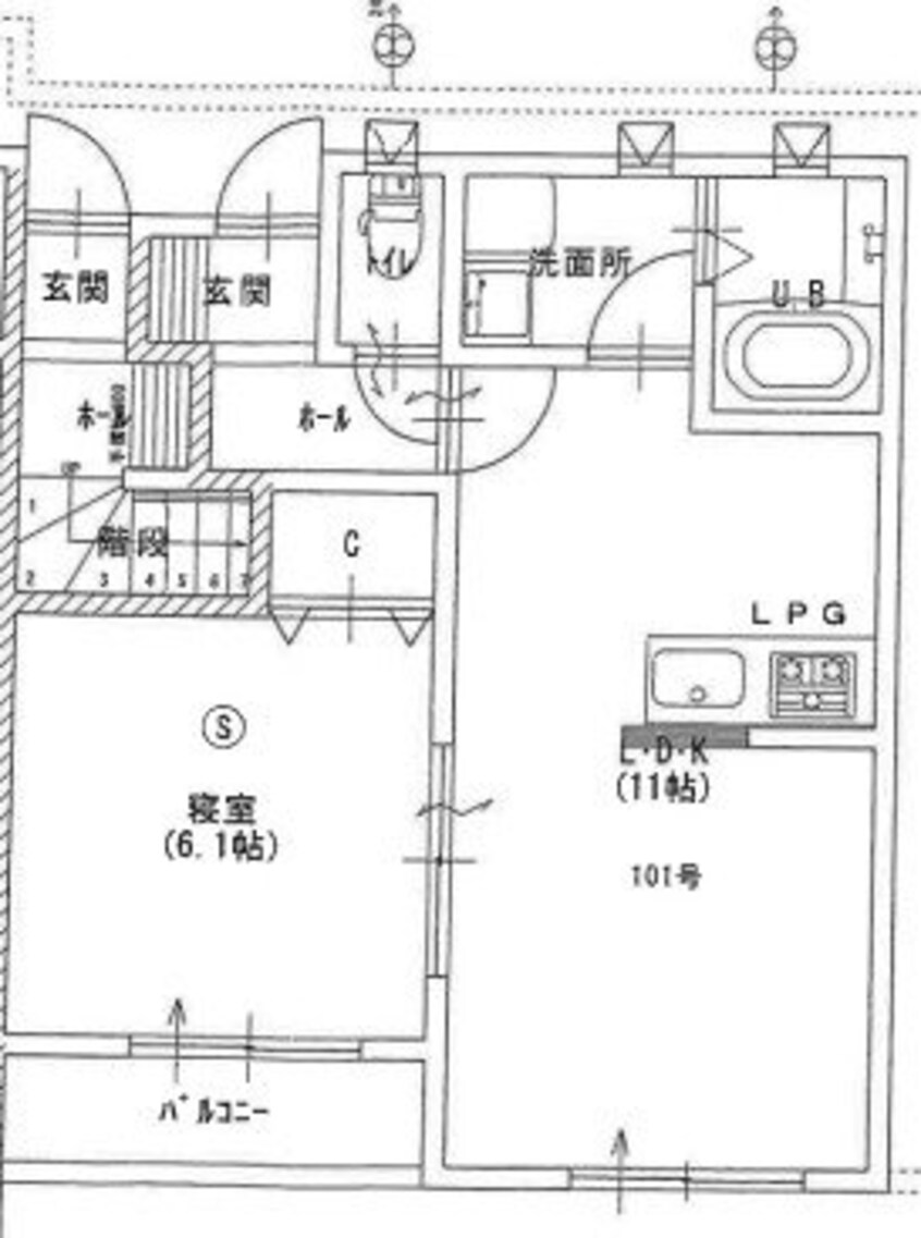 間取図 ロワジール