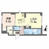 リガーレ中井 1LDKの間取り