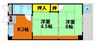 メゾンFUKAI 2Kの間取り