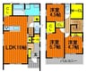 北区田中戸建て 3LDKの間取り