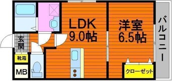 間取図 Frankfurt東川原
