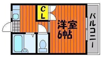 間取図 サンハイム青江Ⅰ