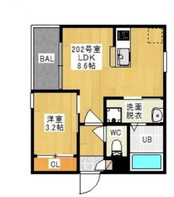 間取図 REGALEST奥田南
