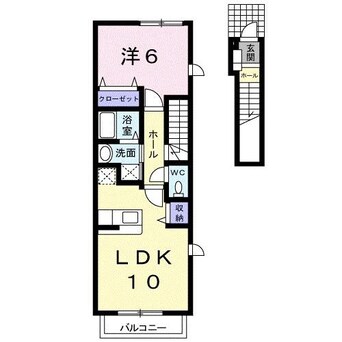 間取図 ラ・フォンテ　Ａ
