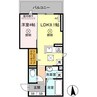 D-ROOM大元駅前 1LDKの間取り