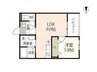 REGALE富町 1LDKの間取り