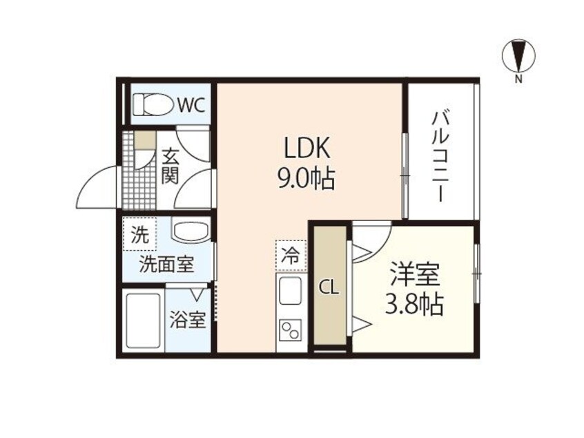 間取図 REGALE富町