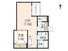 REGALE富町 1LDKの間取り