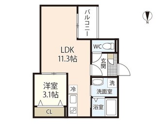 間取図 REGALE富町