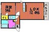 ルミエール 1LDKの間取り