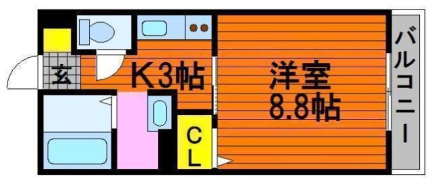 間取図 ルミエール西川原