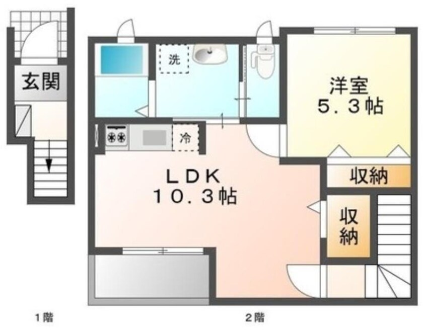 間取図 サウスロワール