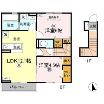 間取図 マーメゾン新福
