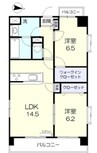 WIN北方 2LDKの間取り