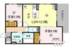ル　コンテ 2LDKの間取り