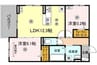 ル　コンテ 2LDKの間取り