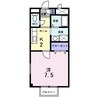 プロスペルＡ 1Kの間取り