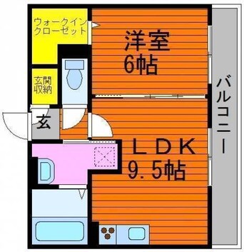 間取図 Merveille　A棟