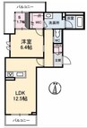 グレースヴィラ西崎 1LDK+Sの間取り