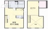 プリマガーデン岡山　壱番館 1Rの間取り