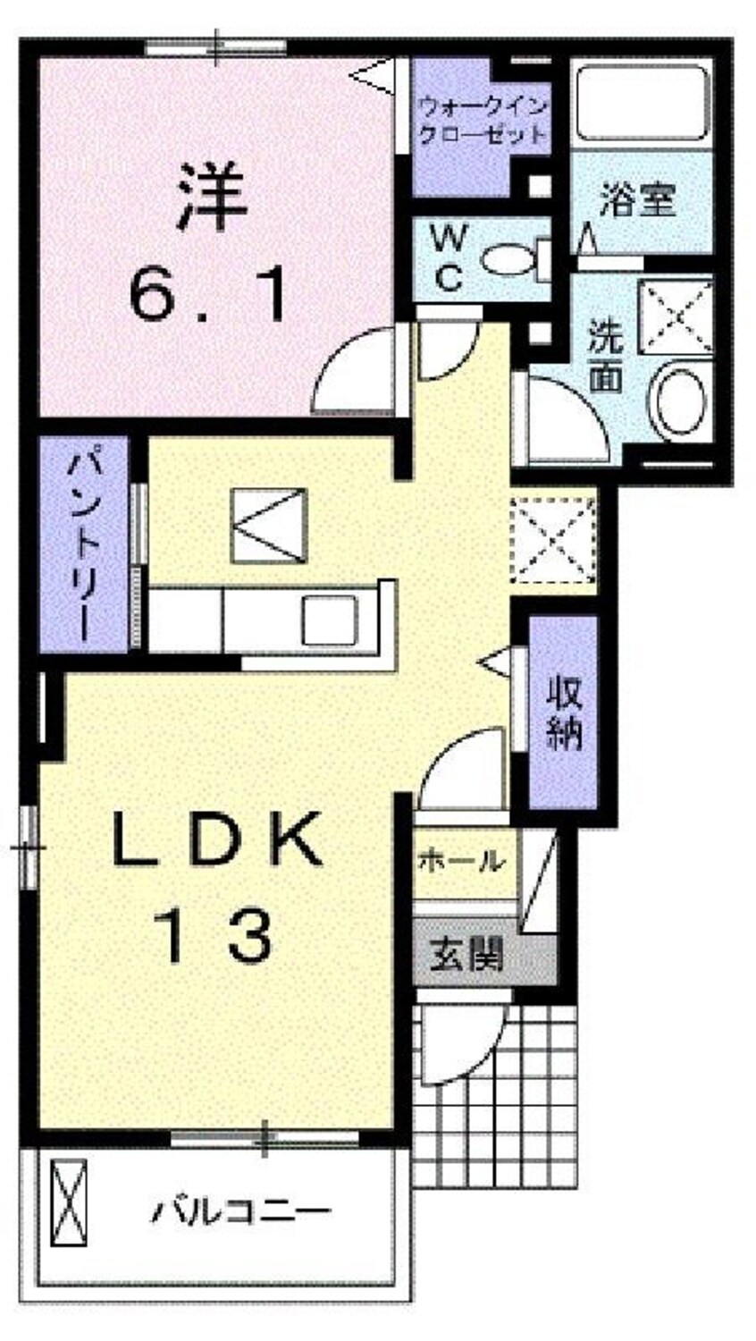 間取図 ベルローズ