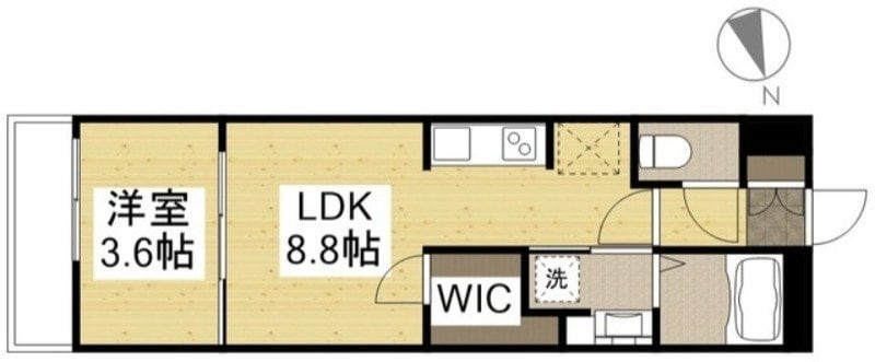 間取り図 月光　旭川リバーサイドウエスト