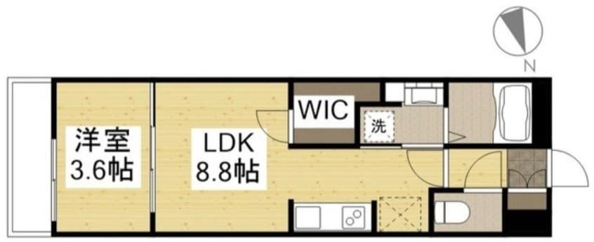 間取図 月光　旭川リバーサイドウエスト