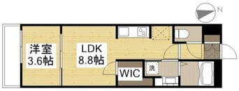 間取図 月光　旭川リバーサイドウエスト