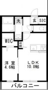 シュティルK 1LDKの間取り