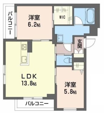 間取図 アンダール　ソウ