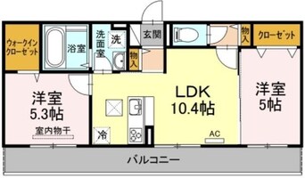 間取図 セカンドコート　B棟